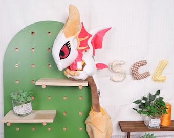 Monster Hunter Malzeno Plush Toy Handmade Long Tail Soft Stuffed Dragon for Fans Collectors Fantasy Creature Gift Fan Collectibles