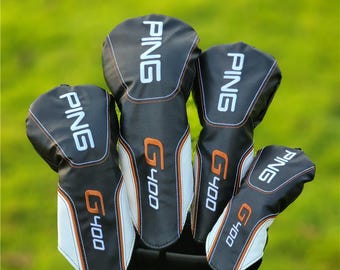 PING G400 Golf Club Covers, Club Head Covers, Fairway Wood Covers, Wood Club Protectors, Club Head Covers