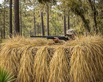Palmetto Grass Hunting Blind Material Natural Brush In Camouflage Florida Foliage