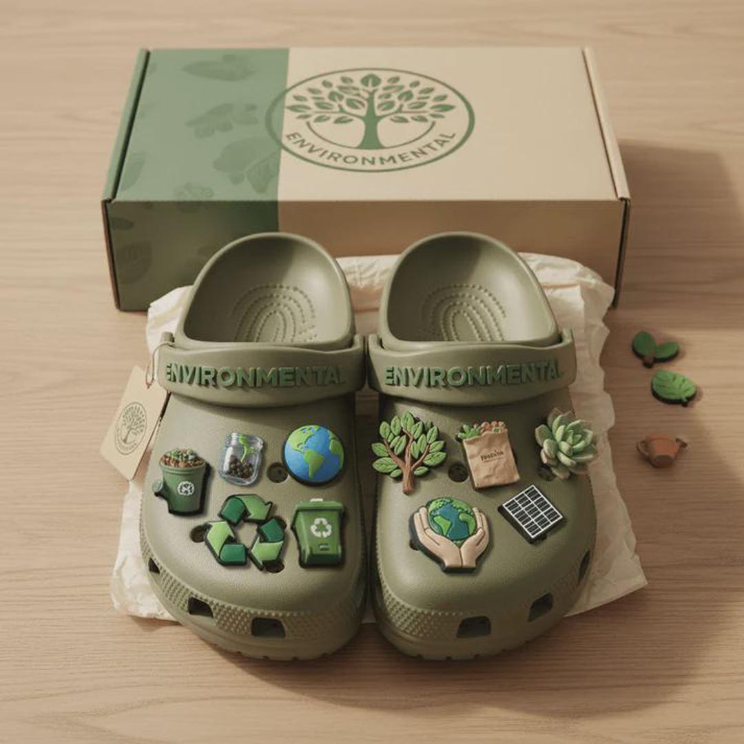 Environmental Clogs Earth Day Gift Save the Planet Shoes Recycle Eco ...