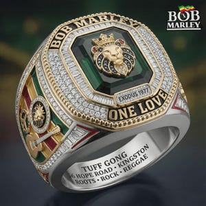 Bob Marley Ring - Etsy