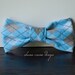 Reviewed by Anonymous reviewed Preston . Bow Tie . Blue and Tan Argyle