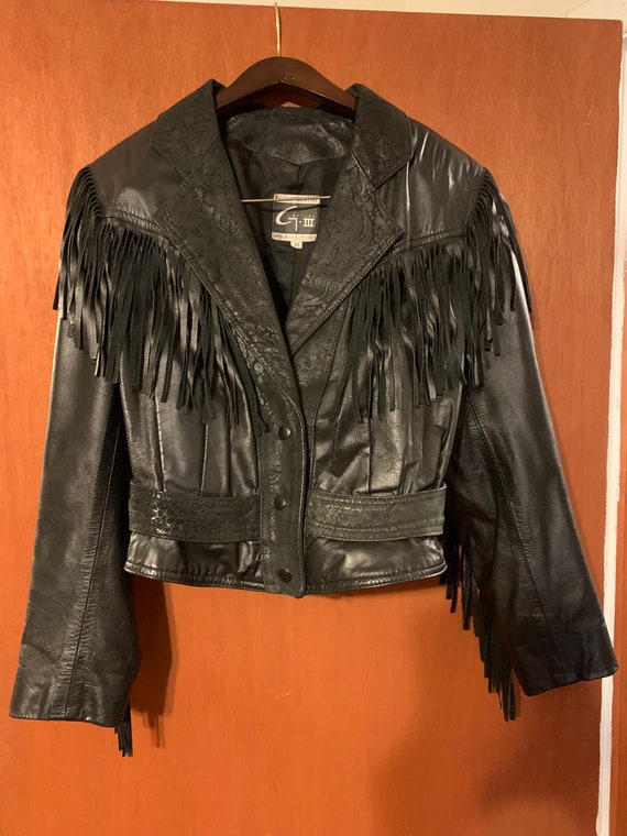 Leather Fringe Jacket