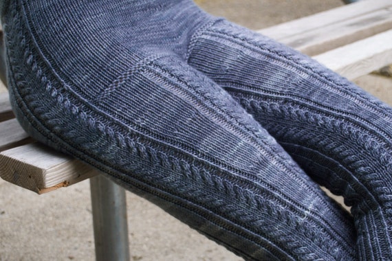 Knit pattern leggings hot sale