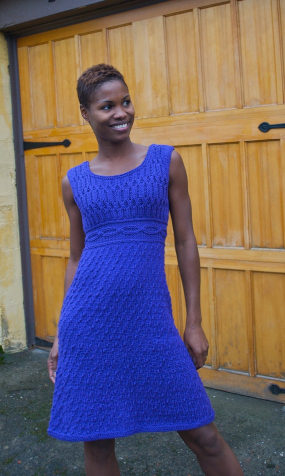 Dress PDF Knitting Pattern Katie Textured Summer - Etsy Dress PDF Knitting Pattern Katie Textured Summer - Etsy