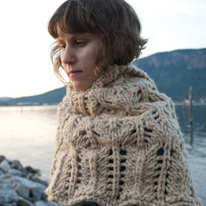 Pembroke Bulky Lace Shawl PDF Knitting Pattern