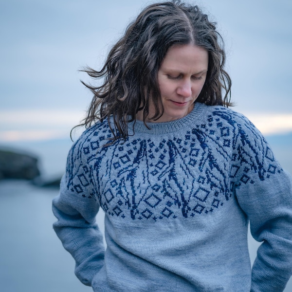 Whaley Cozy Pullover Sweater PDF Knitting Pattern