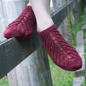 Ankle Socks PDF Knitting Pattern Wendee Lace