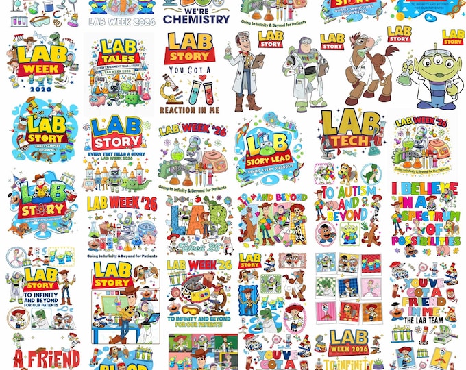 14 Lab Story PNG Bundle, Cute Science Kids PNG, Cartoon Lab Characters ...