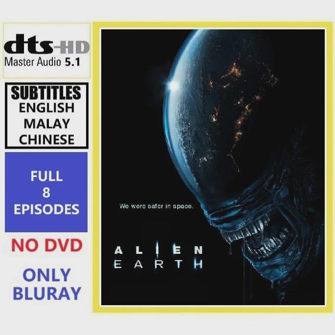 Alien: Earth (2025) [8 EPISODES] (2 DISCS) Bluray Movie Horror / Sc-fi ...