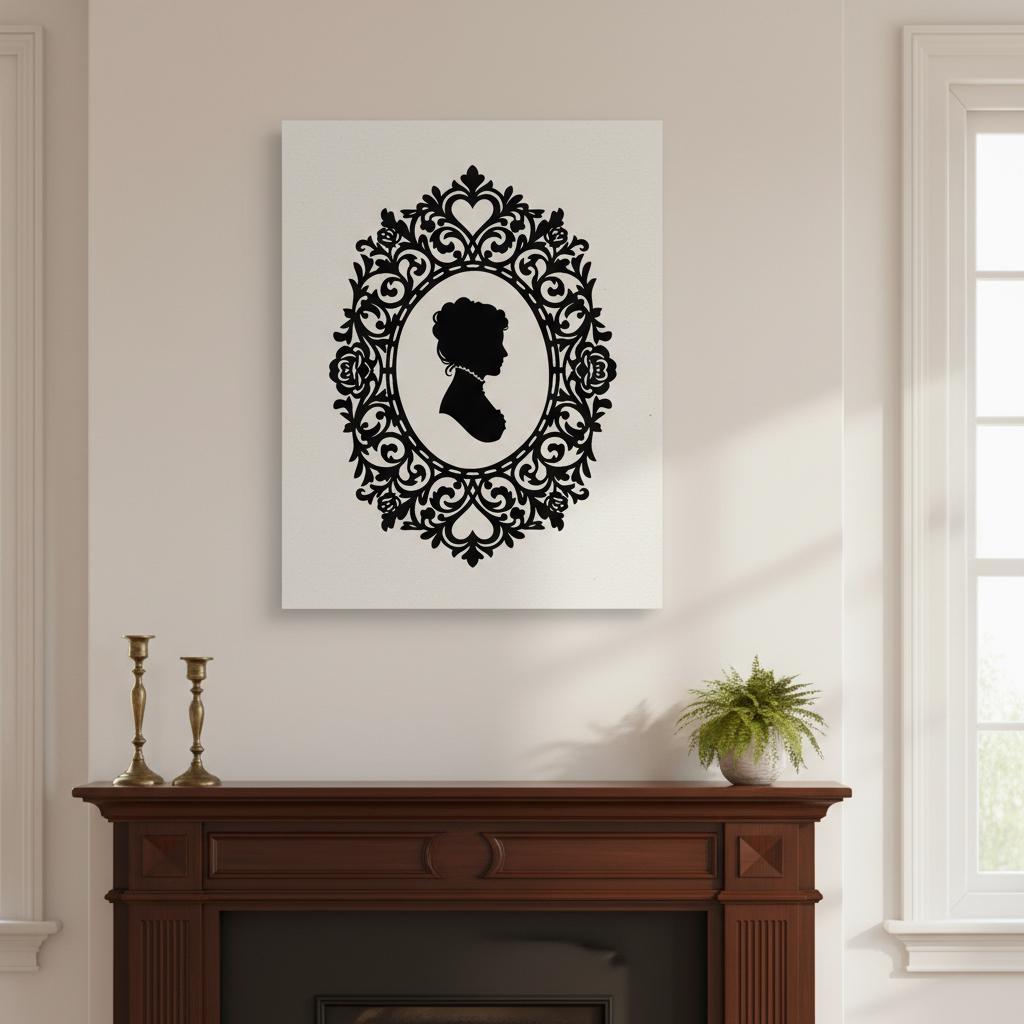 Regency Pattern Svg Victorian Silhouette SVG Bundle, Regency Era Graphics (digital Art) - Etsy
