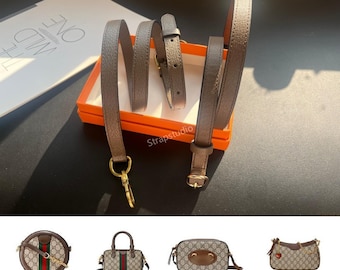 Full grain leather strap/ strap extender for Ophidia/ GG/Horsebit/Other bags