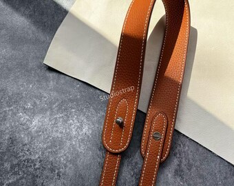 Togo leather Shoulder/Crossbody Strap-Gold, for Evelyne/Picotin/Kelly Depeches/In the loop/Lindy/More bags