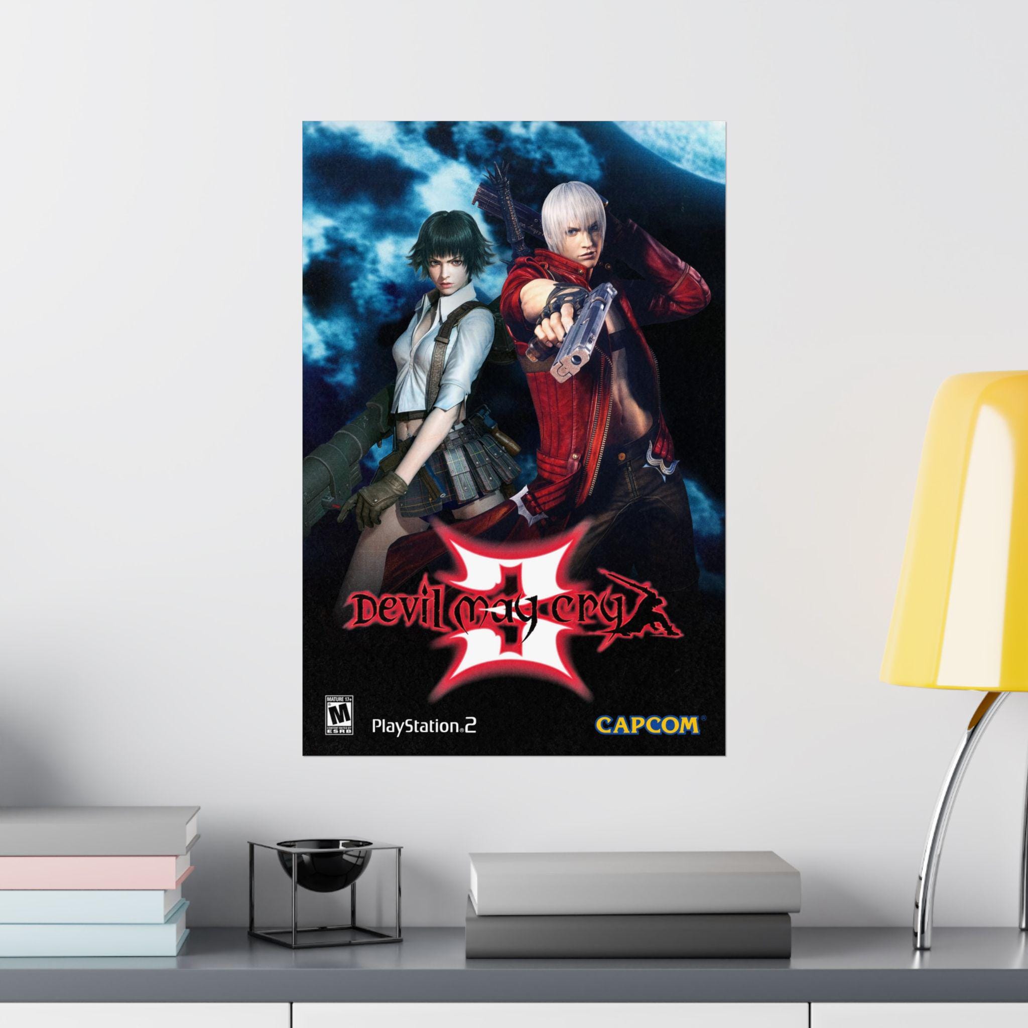 Devil May Cry 3 Poster, Retro PS2 Game Matte Art Print - Etsy