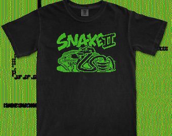 Nokia Snake II T-shirt, retro T-shirt voor mobiele games, nostalgisch cadeau uit de jaren 2000, Comfort Colors