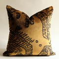 Dedar Tiger Mountain Pillow with Insert, Luxury Designer Throw Cushion