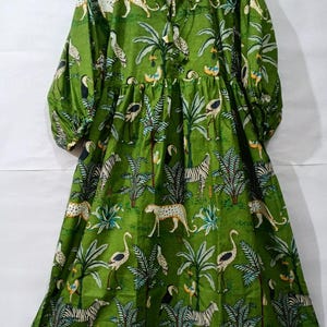 Jungle Print Dress - Etsy