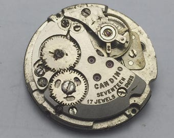 Movimiento de reloj Candino Cal.1950/51 de cuerda manual (necesita servicio)
