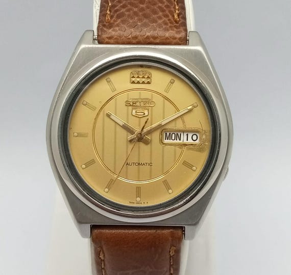 Seiko 5 Automatic 7S26-8760 Day/date Vintage Men's Watch - Etsy