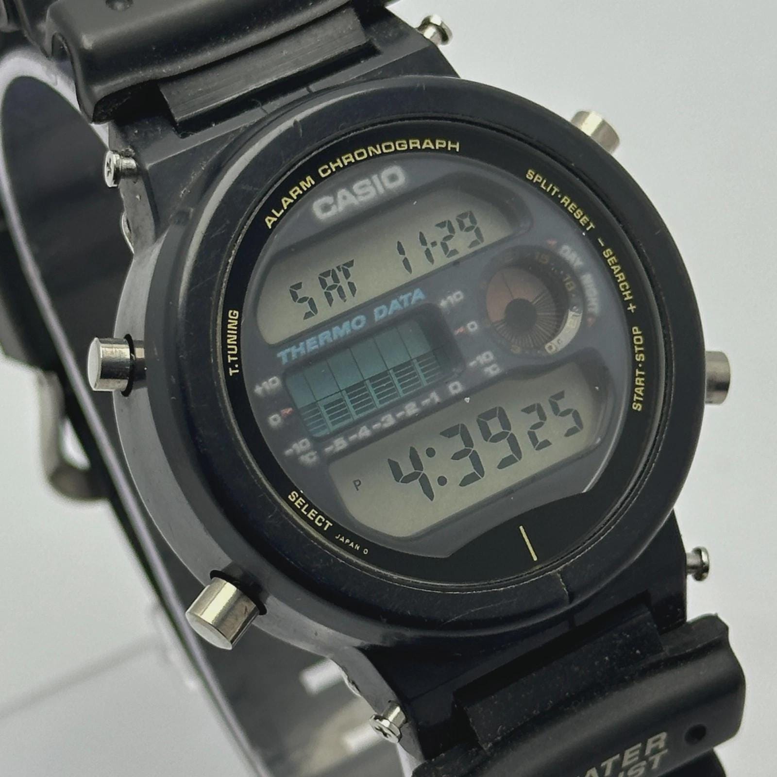 ヴィンテージ カシオ G-Shock DW-6100 デジタル腕時計 – 984 アラーム 