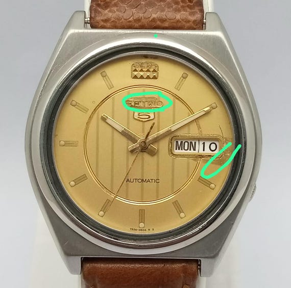 Seiko 5 Automatic 7S26-8760 Day/date Vintage Men's Watch - Etsy
