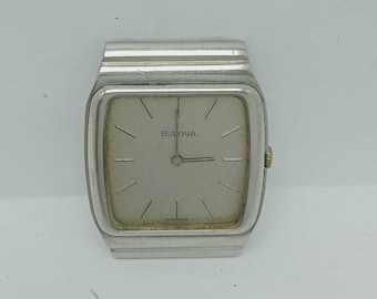 Bulova B-3059 Manual Wind Vintage Watc-Mechanical Men’s Bulova-Not Working-For Parts or Repair-Collectible Vintage Timepiece