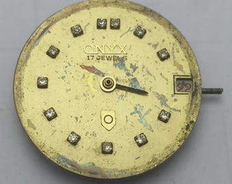 Onyx Cal.P-2609 Manual Winding Watch Movement For Parts