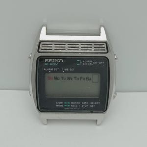 Vintage Seiko Silver Wave Yacht Timer Digital Quartz Men's Watch