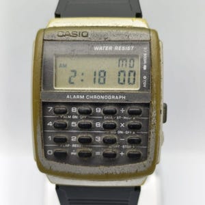 Casio CA-506 Vintage 1980s Men’s Digital Calculator Watch – Quartz 437 Retro Collectible