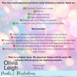 a poster with a description of different products