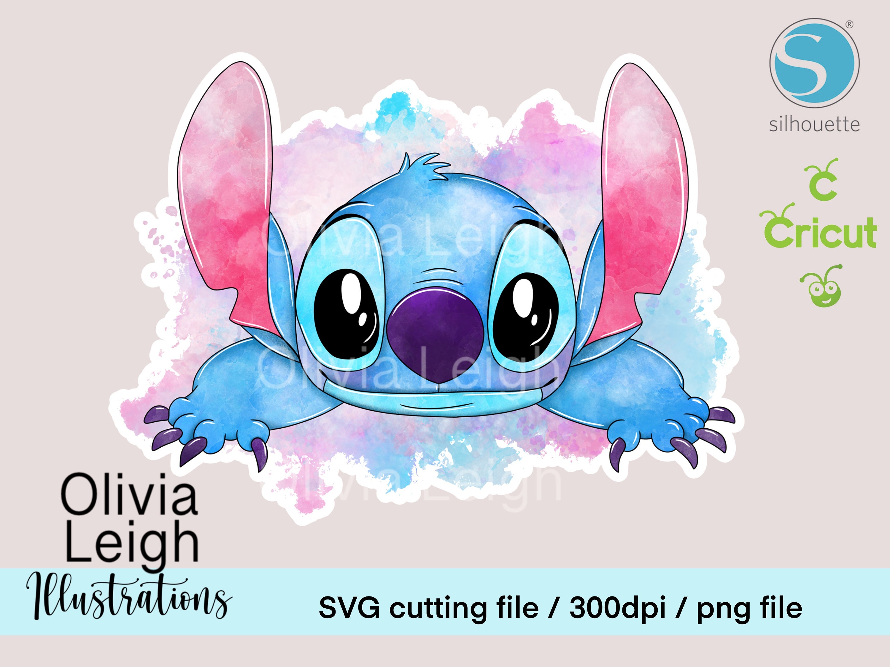 Cute Stitch Svg Cutting File Clipart PNG File DIGITAL - Etsy UK