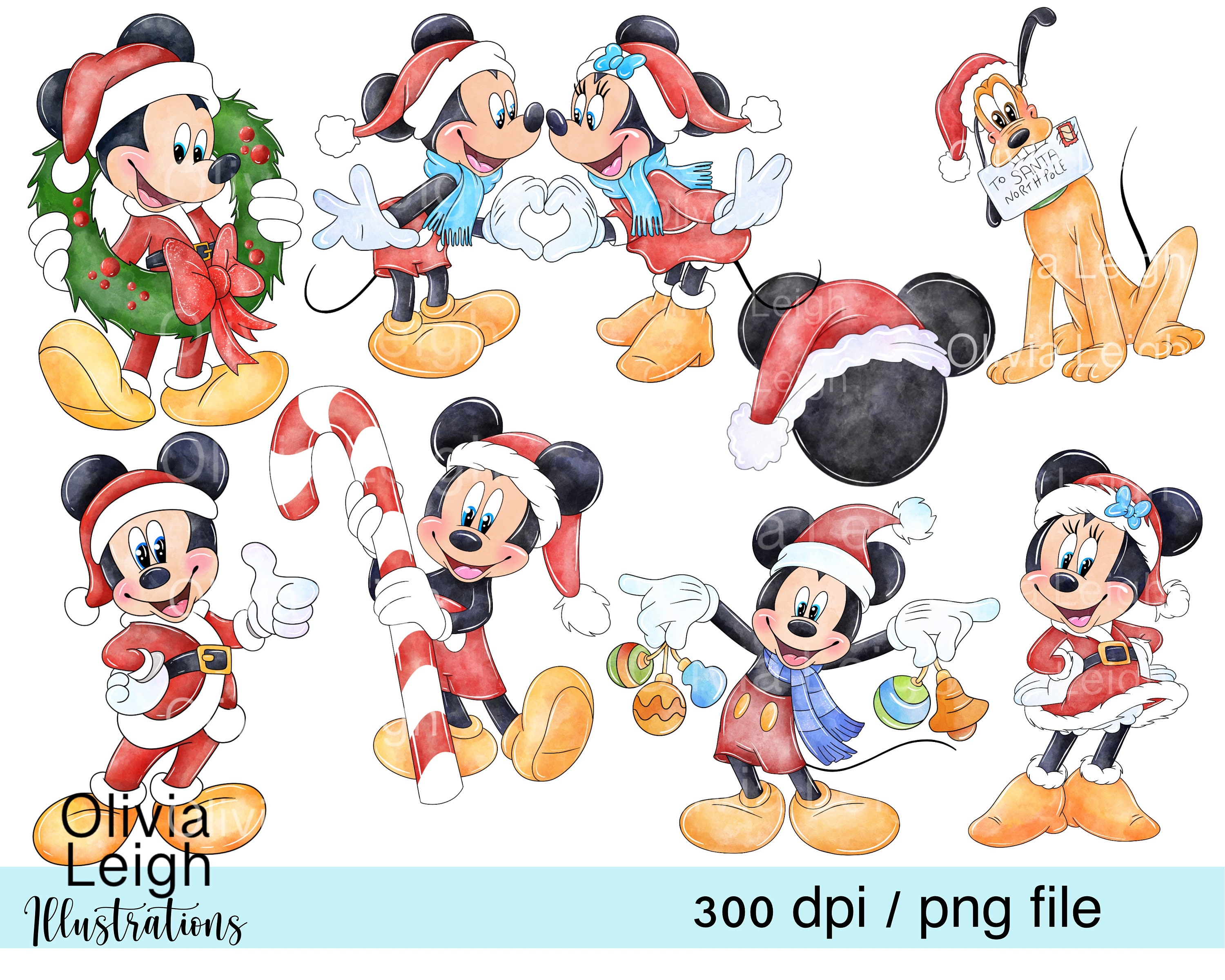 Disney Mickey Christmas Clipart Disney Christmas Cliparts