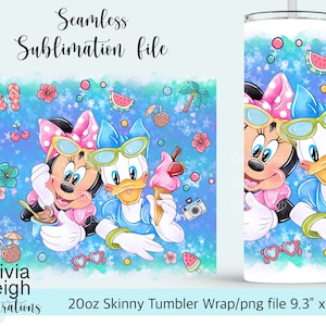 Disney Mickey & Minnie Mouse Cup Wrap, Ready to use Glass Cup Wrap