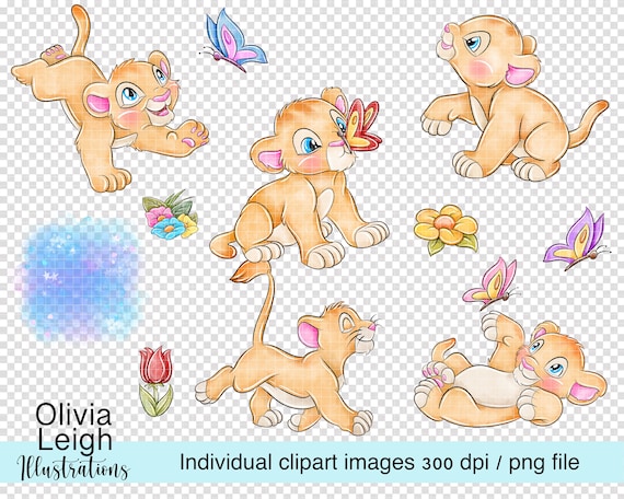 Baby Simba Clipart