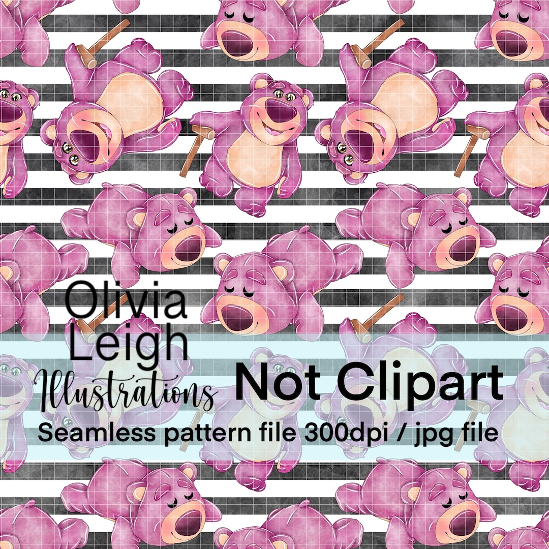 Cute Toy Story Repeat Seamless Pattern. Digital Paper. DIGITAL DOWNLOAD ...