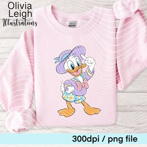 Archivos PNG de la piscina de verano del Pato Donald dibujados a mano DESCARGA DIGITAL Imprimible Uvdtf