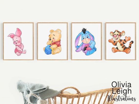 赤ちゃんのくまのプーさん、イーヨー、ピグレット、ティガーの子供用