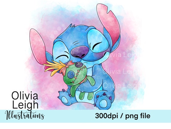 Download Pout away your troubles with this cute Kawaii Stitch. Wallpaper