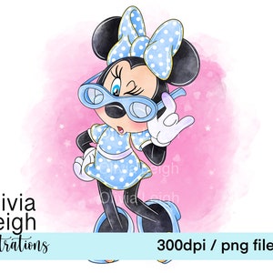 Archivos PNG de Minnie Mouse lindos para descargar DESCARGA DIGITAL para niños