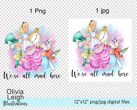 Disney Alice In Wonderland Alice Simple Portrait png, subli - Inspire Uplift
