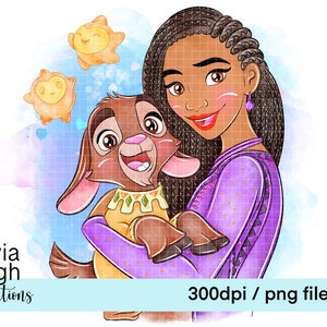 Prinzessin wünschen niedlichen Clipart PNG-Dateien DIGITAL DOWNLOAD Printable