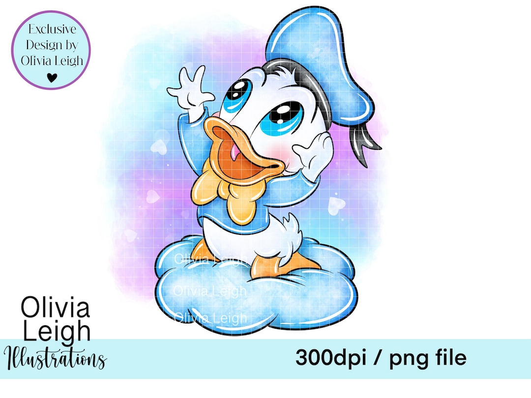 Cute Baby Donald Clipart Sublimation PNG Files DIGITAL DOWNLOAD ...