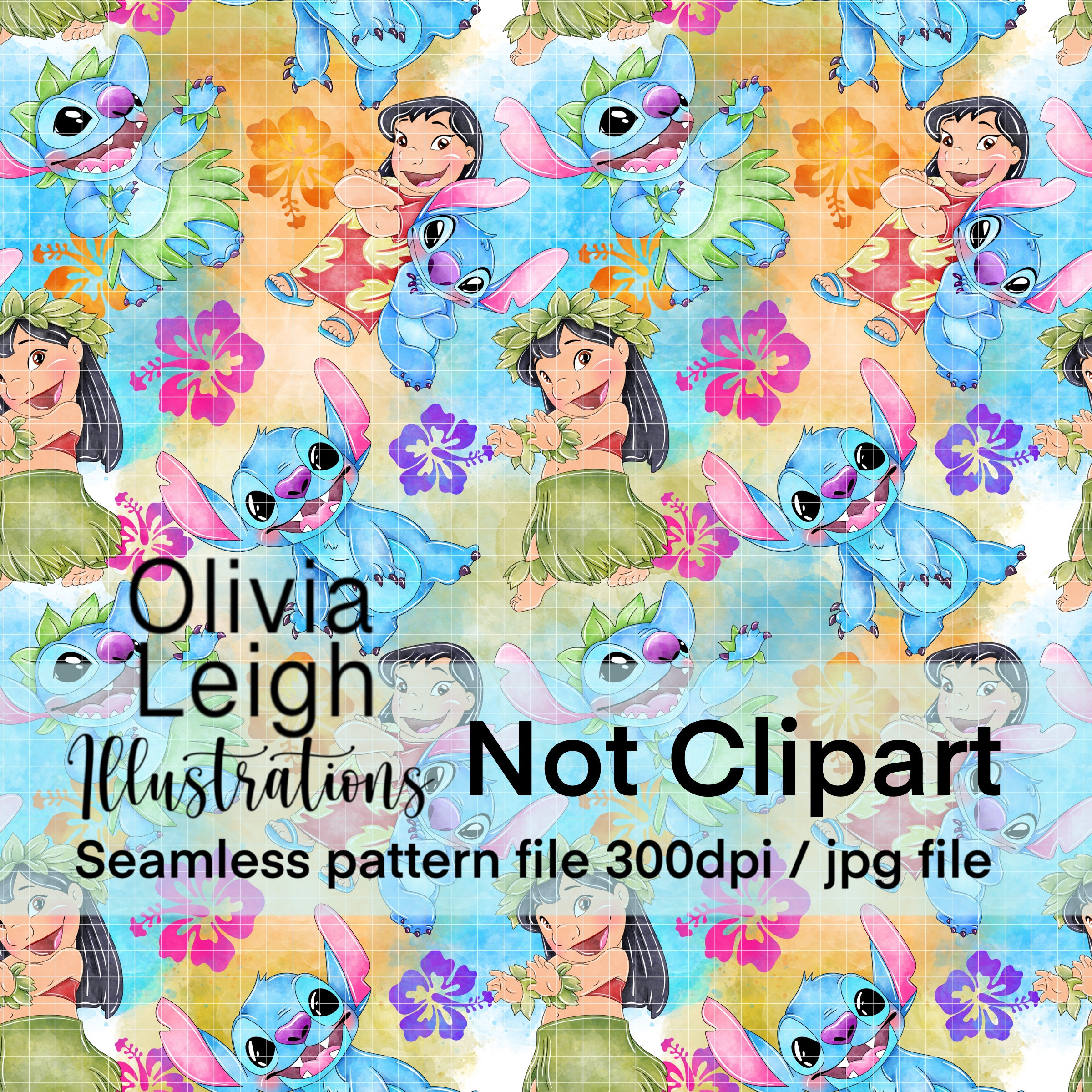 Lilo & Stitch 1 2 3 4 5 6 7 8 9 Stitch Digital aluminum foil