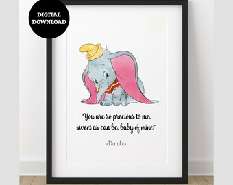 dumbo word art etsy