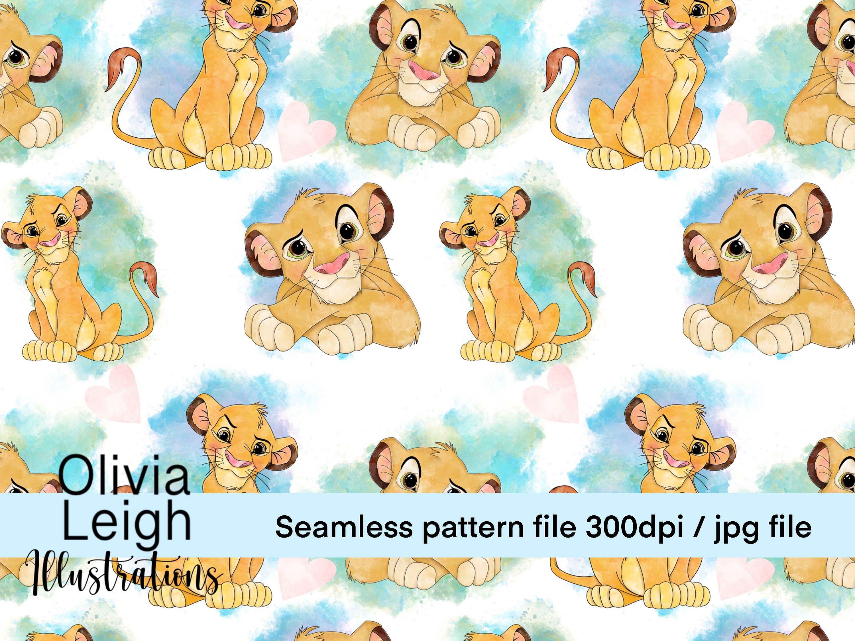 Buy The Lion King Cub Cute Seamless Pattern. Digital Paper. Online in India - Etsy Buy The Lion King Cub Cute Seamless Pattern. Digital Paper. Online in India - Etsy