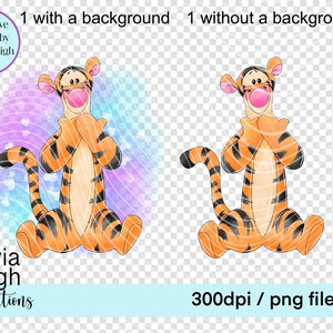 Tigger Springtime Winnie the Pooh, Tigger Springtime Cute Clipart PNG Files DIGITAL ...