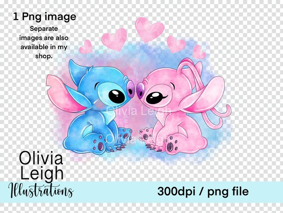 Stitch & Angel | Lilo and Stitch | by Sam Ohana | DIGITAL DOWNLOAD