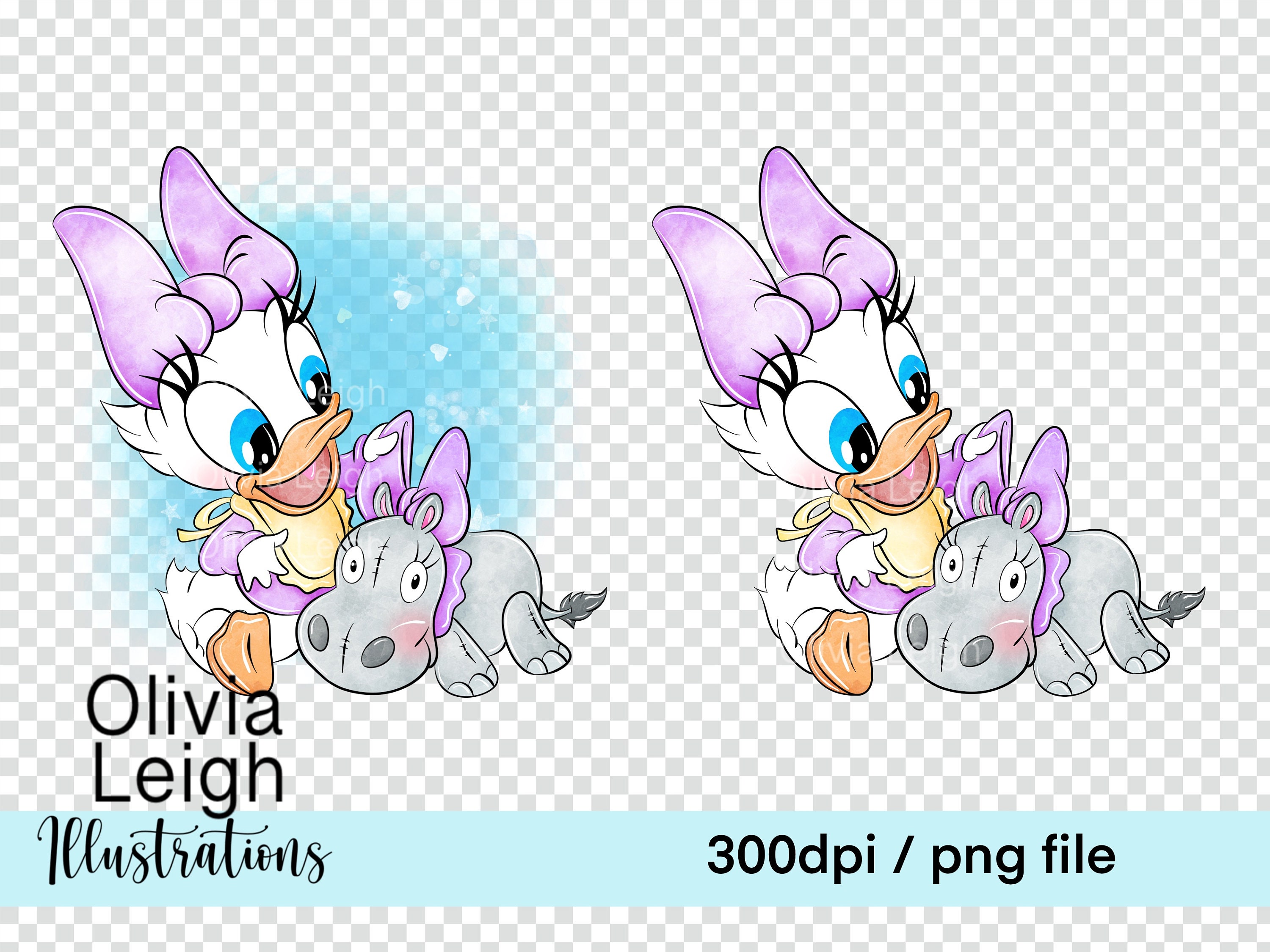 Daisy Duck Baby PNG Sublimation Quote Clipart Files DIGITAL DOWNLOAD ...