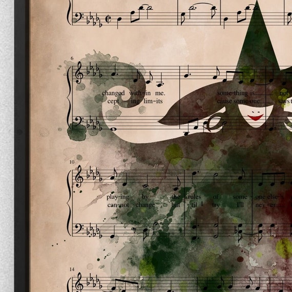 ウィキッド ミュージカル デファイング グラビティ ミュージックシート