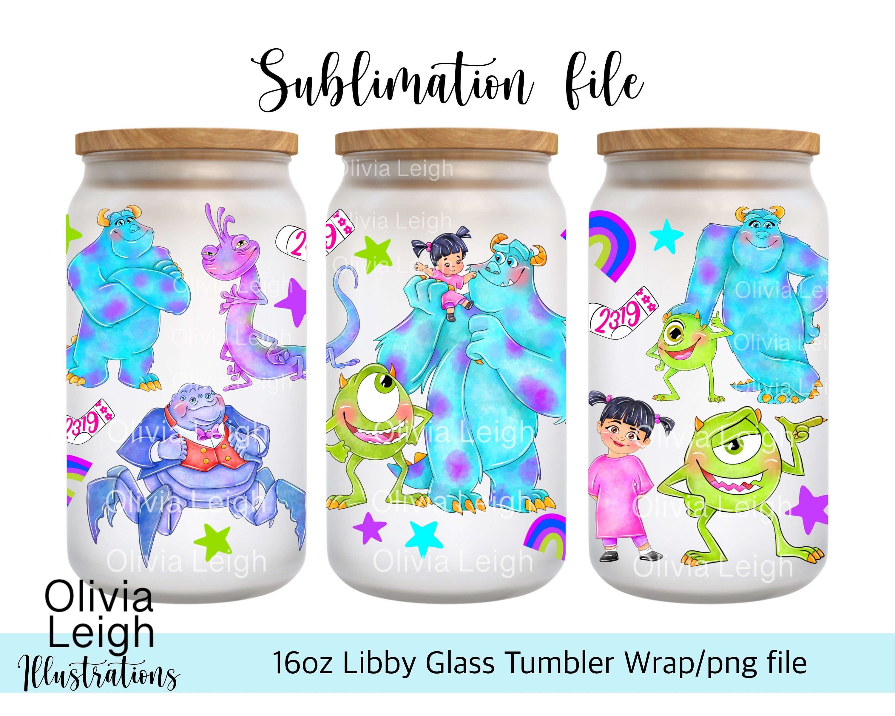 5 Little Monsters: Glass Cups with Color Changing Vinyl